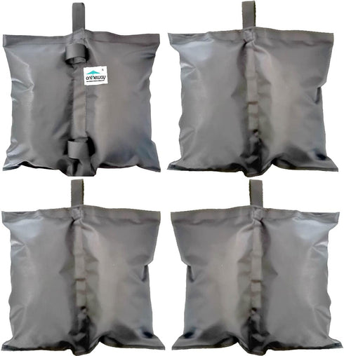 Sand Bags for Canopy Tent, Heavy Duty Weights Sandbags, 4pcs-Pack (Grey)...