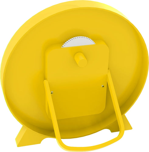 Kids Telling Time Practice Learning Clock, 4 Inch Size Teaching Handheld Analog Clock, Geared Movement Makes Fingers Move Like Real Clocks, for Sc...