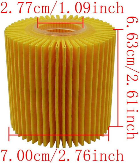 Genuine Oil Filter,Wrench,Oil Drain Plug Compatible With Lexus,Toyota,Camry,RAV4,Highlander,Sienna,Tundra And More With 04152-YZZA1 Oil Filter-Fit...