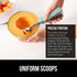 GORILLA GRIP Stainless Steel Cookie Scoop for Baking, 2 TBSP, Multipurpose Melon Baller, Meatball Spring Scoops, Perfect Portion Sizes, Easy Food ...