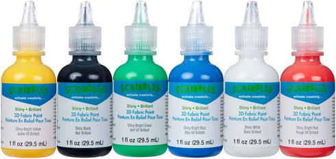 Scribbles Fabric Paint, 6 Fl Oz (Pack of 1), Shiny...