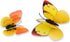 Mixed of 12PCS 3D Pink Butterfly Wall Stickers Decor Art Decorations¡ (Yellow)...
