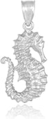 925 Sterling Silver Seahorse Pendant...