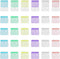 SHIDOW Carl Slide Clip, Paper Clip, Bag Clip, Colorful Plastics Medium Binder Clips for Office (30Pcs)...