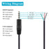 Fancasee 2 Pack 6 ft Replacement 3.5mm Male Plug to Bare Wire Open End TRRS 4 Pole Stereo 1/8" 3.5mm Plug Jack Connector Audio Cable for Headphone...