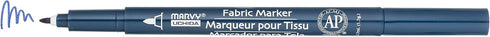 Uchida 522-C-33 Marvy Fine Point Fabric Marker, Navy...