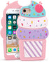 Cute iPhone SE 2022 Case, Ice Cream iPhone SE 2020 Cases, Cherry Cupcakes iPhone 6/ 6s/ 7/8 Case, Funny 3D Cartoon Soft Silicone Shockproof Cover ...