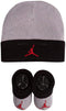 Nike Jordan Infant Baby Hat and Booties Set (Black(LJ0102-K41)/Red, 0-6 Months)...