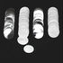 Cheerland Glitter Silver Circle Dot Garlands Metallic Silver Party Decorations Hanging Circle Banner Streamer Backdrop Decor Wedding Birthday Bday...