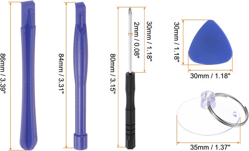 11pcs Electronics Repair Kit Mini Screwdriver Set Opening Pry Tool for Repairing Phone Watch Eyeglasses Laptop...