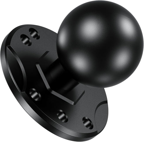 BRCOVAN 1.5'' Ball Mount Base with Aluminum Alloy AMPS Hole Round Plate & 1.5'' TPU Ball Adapter Compatible with RAM Mounts C Size 1.5 Inch Ball D...