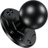 BRCOVAN 1.5'' Ball Mount Base with Aluminum Alloy AMPS Hole Round Plate & 1.5'' TPU Ball Adapter Compatible with RAM Mounts C Size 1.5 Inch Ball D...