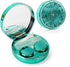 Contact Lens Case, Bling Constellations Contact Lenses Cases with Tweezers Remover Tool Mirror Solution Bottle Portable Contact Lens Storage Conta...