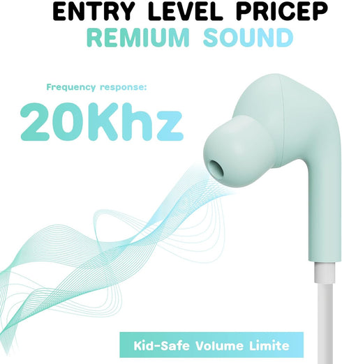 QearFun Earbuds in-Ear Headphones with Microphones,Noise Isolating Gradient Color Wired Earphones with Creative Banana Earphones Storage Case,Gift...