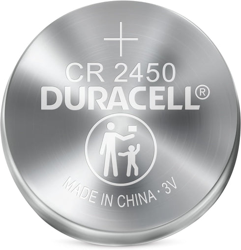 Duracell 2450 3V Lithium Battery, 6 Count Pack, Lithium Coin Battery for Medical and Fitness Devices, Watches, and more, CR Lithium 3 Volt Cell...