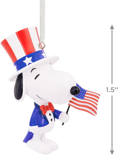 Hall Mark Snoopy for President (Peanuts) 2020 RED Box Christmas Ornament...