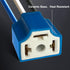 H4 Pigtail Headlight Socket H4 Connector Wiring Harness Female Plug 14AWG Ceramic H4 9003 Pigtail Connector (pack of 2)...