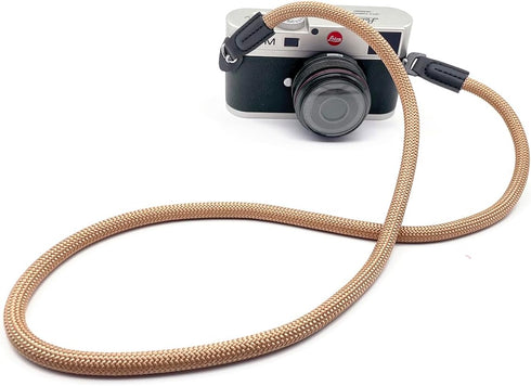 Camera Strap Vintage 100cm Nylon Climbing Rope Camera Neck Shoulder Strap for Micro Single and DSLR Camera(Brown)...