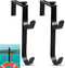 2Pcs Adjustable Pool Pole Hanger, Double Pool Hooks for Poles, Mental Pool Fence Hooks for Hanging Pool Equipment Hooks, Pool Pole Hooks for Pool ...