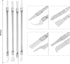 uxcell 8in1 Set Electronics Repair Tool for Curved Screen 304 Stainless Steel Pry Bar Disassemble Removing Set...