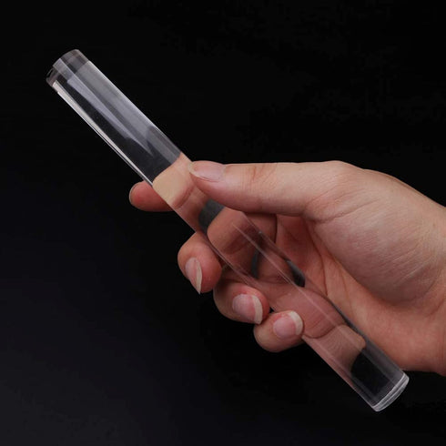 Allazone 25 PCS Acrylic Clay Roller with Acrylic Sheet, Acrylic Sheet Backing Board, Engraving Pen Plastic scraper Clay DIY Tool for Shaping and S...