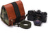 CANPIS Mirrorless Camera Case, Leather Small Camera Bag Lens Pouch, Photography Travel Bag, Outdoor Carry-on Storage Bag (not support DSLR Camera ...