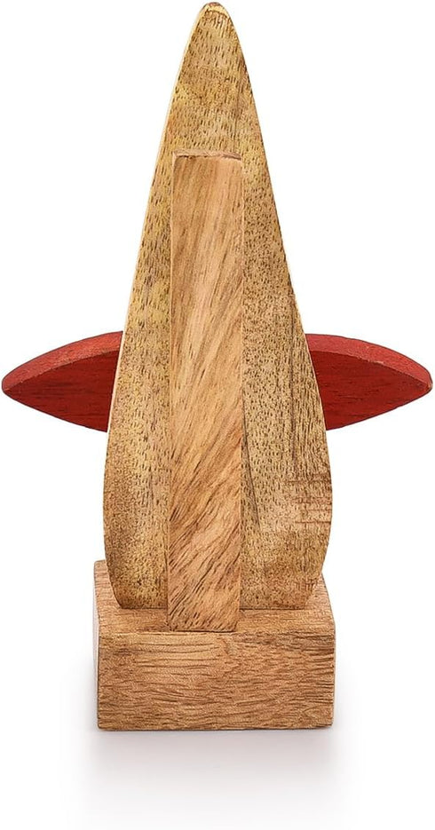 NIRMAN Display Stand Wooden Nose Shaped Eyeglass Spectacle Holder Display Stand Home Decorative Gift Home Décor (2" x 2" x 6")...