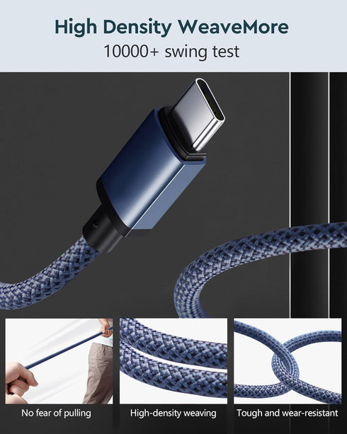 140W USB-C to Magnetic 3 Cable, Magnetic 3 Charger Cord Compatible with MacBook Air (M2, 2022) & (15in, M2, 2023), MacBook Pro/Max 2023 (M2, 14-16...