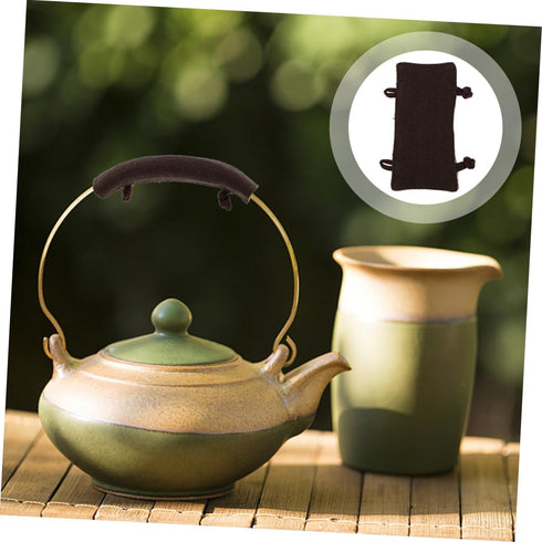 2pcs teapot Handle Gloves Home Goods Decor Oven mitt Kitchen Utensils Holder Decorative teapot Handle Cover Kitchen Teakettle Handle Sleeve Pot Ha...