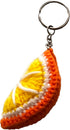 Crochet Plush Keychain - Strawberry, Cherry, Watermelon, Kiwi, Orange, Lime - Handmade Keychain Accessory Amigurumi...