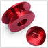 2 Pack Shift Knob Limiter Universal Car Shift Knob Boot Retainer Stopper Shifter Lever Shifting Head Buckle Stopper Adapter (Black + Red)...