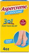 Aspercreme Lidocaine Foot Pain Relief Cream Soothes Aggravated Nerves & Moisturizes Dry Feet, Numbing Topical Analgesic With Max-Strength Lidocain...