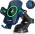 Wireless Car Charger, Fast Charging 15W Auto Clamping Car Charger Phone Holder Phone Mount for iPhone15 14 13 12 11 Pro Max Xs, Samsung Galaxy S23...