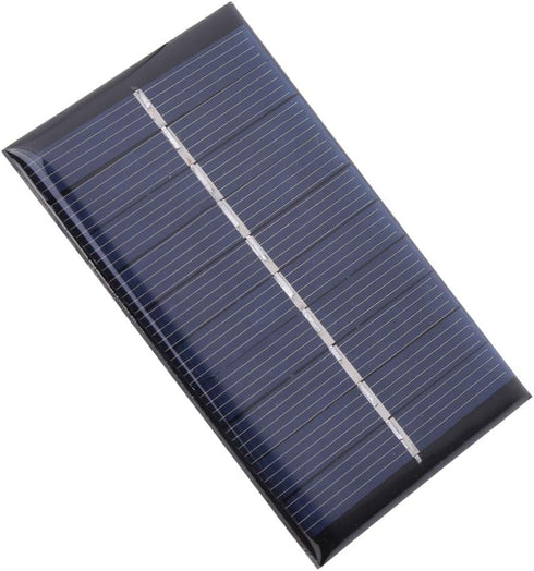 2Pcs Solar Panels Solar Battery Charger Solar Power Bank 0.6W 5V Waterproof Polysilicon 80x55mm Solar Panel Charging Power Board Charger for Multi...
