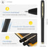 Comfortable Non-Slip Grip Gel Pens, 0.7mm, 12-Pack - Moisture-Resistant, Smooth Ink, Ideal for Stationery, Note-Taking, Journaling - Stylish Fount...