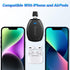 Mini Keychain Portable Charger for iPhone, (2024 Upgraded) Power Emergency Pod, Wireless Keychain Phone Charger Emergency Power Quick Small Extern...