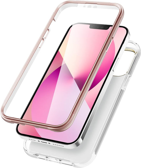 Asuwish Phone Case for iPhone 13 Pro 6.1 inch with Screen Protector Cover Hybrid Luxury Cute Marble Shockproof Full Body Hard Heavy Duty Slim Cell...