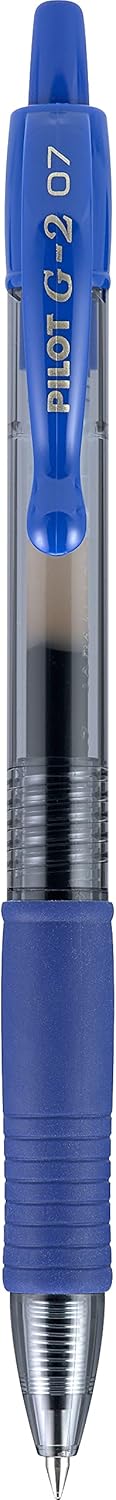 Pilot, G2 Premium Gel Roller Pens, Fine Point 0.7 mm, Blue, Black, Red, Pack of 14...