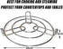 Iron Stand | Stainless Steel Trivet |Round Steamer Rack for Kitchen | Heat Resistant Hot Plate Dishes Holder | Cooker Donga Stand | Pack of 2 | Si...