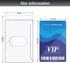 Hard Plastic Card ID Badge Holder with Keyring Heavy Duty Clear Card Holder Rigid Fuel Card Protector Keychain Secure Credit Card ID Holder Keycha...