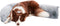 HOMBYS Extra Large Dog Pillow 35x6 Inches with Moldable Function for Latge & Medium Dogs, Soft Faux Fur Dog Neck Pillow for Anxiety Relief, Oversi...