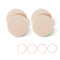KOOBA 4pcs Round Makeup Sponges Supplement, Beauty Face Primer Compact Powder Puff, Blender Sponge Replacement for Cosmetic Flawless Foundation, S...