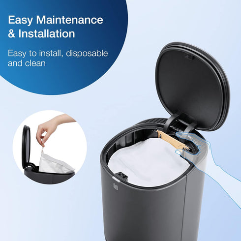 ECOVACS Disposable Dust Bag, Works with N10 Plus/ N8 Pro Plus / T9 Plus Robot Vacuum and Mop Cleaner, up to 30 Days of Dirt and Debris, New...