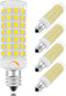 E11 Led Bulb Dimmable, 75 Watt Halogen Equivalent, 7W Warm White 3000K, T4 Mini Candelabra Base, JDE11 120V 75W for Ceiling Fans, Chandeliers, Cab...