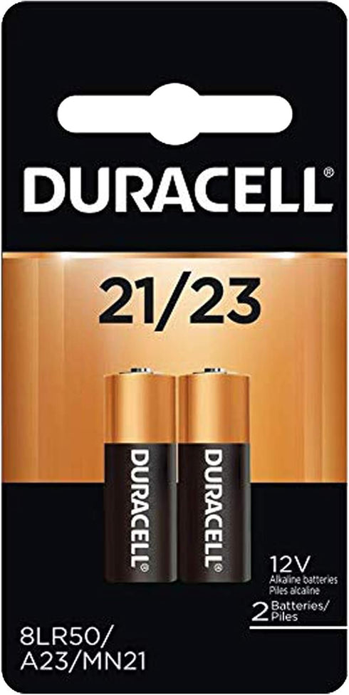 2pk Duracell MN21 Alkaline 12V Battery A23 MN21 23AF 23AE V23GA GP23A L1028...