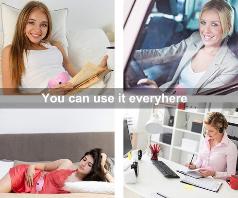Portable Cordless Heating Pad, Electric Waist Belt Device, Fast Heating Pad with 3 Heat Levels and 3 Massage Modes, Back or Belly Heating Pad for ...