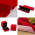2PCS Self Adhesive Sheets, DIY Peel & Stick Felt for Drawer & Jewelry Box Liner, Solid Color Felt Wallpaper (14.6" x 39.4", Red)...