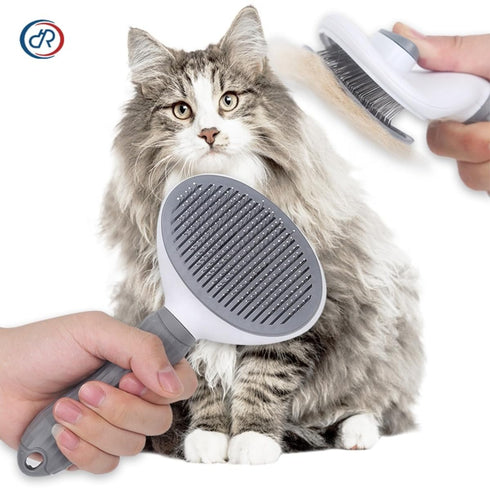 Pet grooming brush remove loses hair Laretti easy to use and comfortable dog brush stainless cat brush pet supplies...