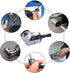 Right Angle Drill Adaptor Impact Drill Bit Extension 4-in-1 Impact Grade Socket Adapter Set Cr-V 1/4" 3/8" 1/2" Angle Drill Attachment Tools for H...