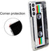 FAteam Case for Galaxy S21 5G Shockproof Scratchproof with TPU Soft Bumper Retro Cassette Tape Case Compatible with Samsung Galaxy S21 5G...